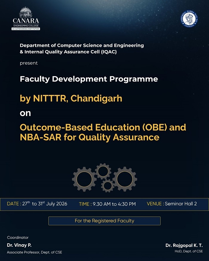 Outcome Based Education(obe) And Nba Sar For Quality Assurance